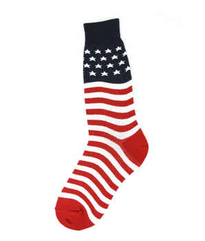 Men's Patriotic Red, White, & Blue Socks