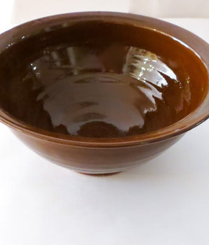 Old Sturbridge Village Handmade Redware Pottery Bowl Medium