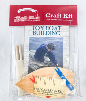 Old Sturbridge Village Toy Boat Building Craft Kit