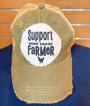 Support Your Local Farmers Trucker Hat