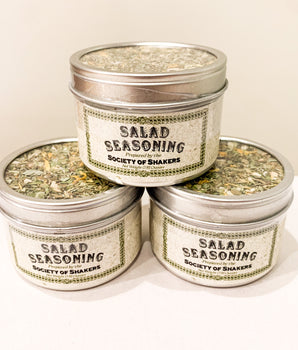 Salad Seasoning in a Tin Container