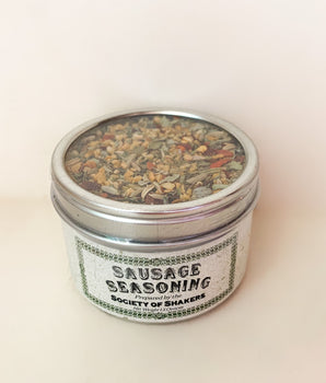 Sausage Seasoning in a Tin Canister