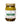 Jar of Olde Haven Farm dilly beans on a white background