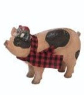 Festive Farm Animals Figurines