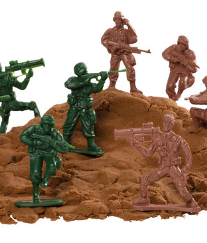 Battle Ready Combat Soldiers with Sand