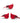Cardinal Clip on Ornaments Set of 4