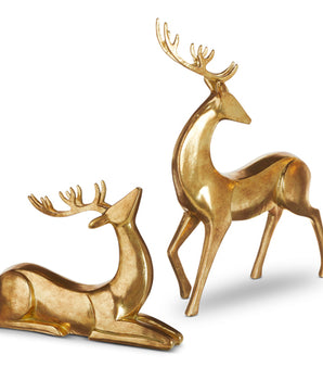 Gold Deer Figurine