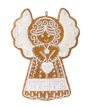 Gingerbread Angel Ornament