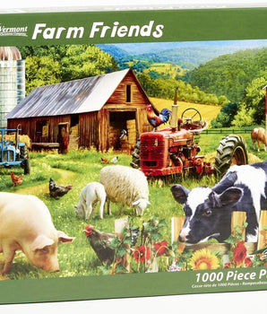Furry Farm Friends 1000 Piece Puzzle