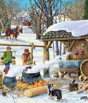 Maple Syrup in Wintertime 1000 Piece Puzzle