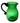 Hand-Blown Green Thick Glass Beverage Pitcher