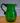 Hand-Blown Green Thick Glass Beverage Pitcher