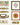 Collection of decorative elements including floral patterns, frames, and ornate designs on a white background.