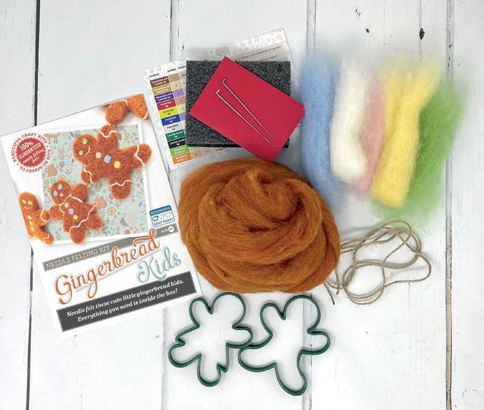Gingerbread Garland Needle Felting Craft Kit – Old Sturbridge Village Store