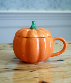 Pumpkin Mug With Lid