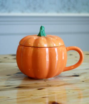 Pumpkin Mug With Lid