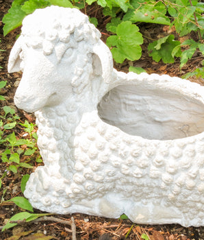Lamb Planter Statuary