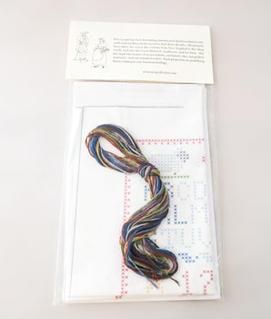 American Motif Needlework Sampler Cross Stitch Kit