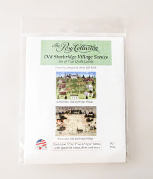 Old Sturbridge Village Scenes Quilt Labels Set