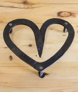 Old Sturbridge Village Handmade Iron Heart Trivet