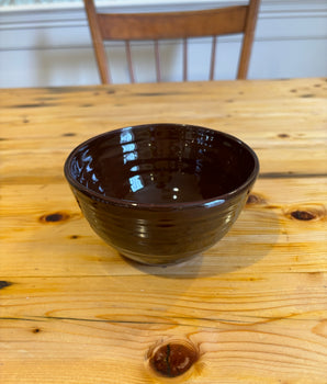 Old Sturbridge Village Handmade Redware Pottery Bowl Small