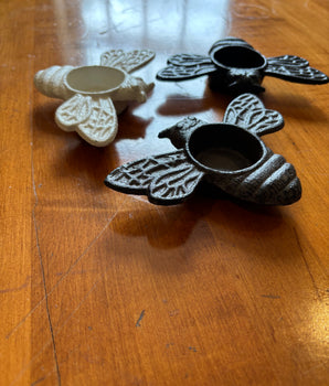 Bee Cast Iron Tealight Holder