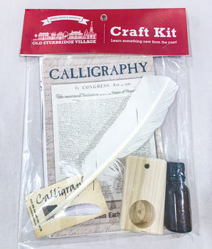 Old Sturbridge Village Calligraphy Craft Kit