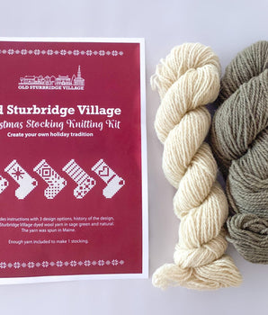 Old Sturbridge Village Christmas Stocking Knitting Kit
