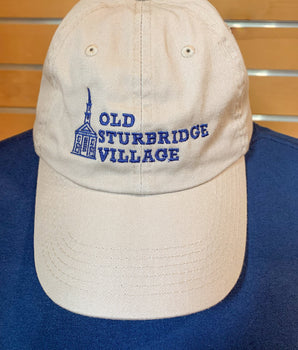 Old Sturbridge Village Steeple Khaki Baseball Hat