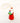 Patterned Santa Holding Presents Ornament