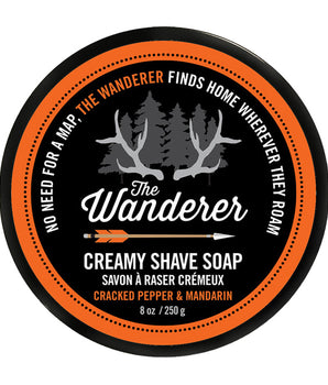 Cracked Pepper and Mandarin Creamy Shave Soap