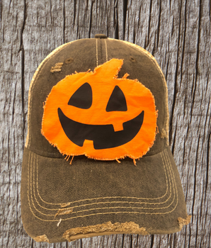 Weathered Pumpkin Trucker Hat