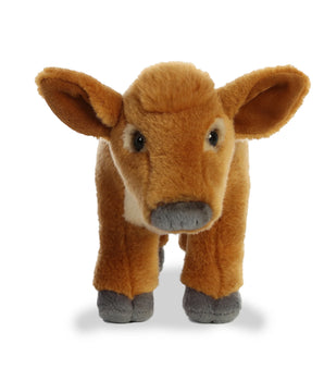 Calf Jersey Toy Stuffed Animal Brown