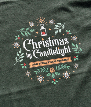 Old Sturbridge Village Christmas by Candlelight Long Sleeve Shirt