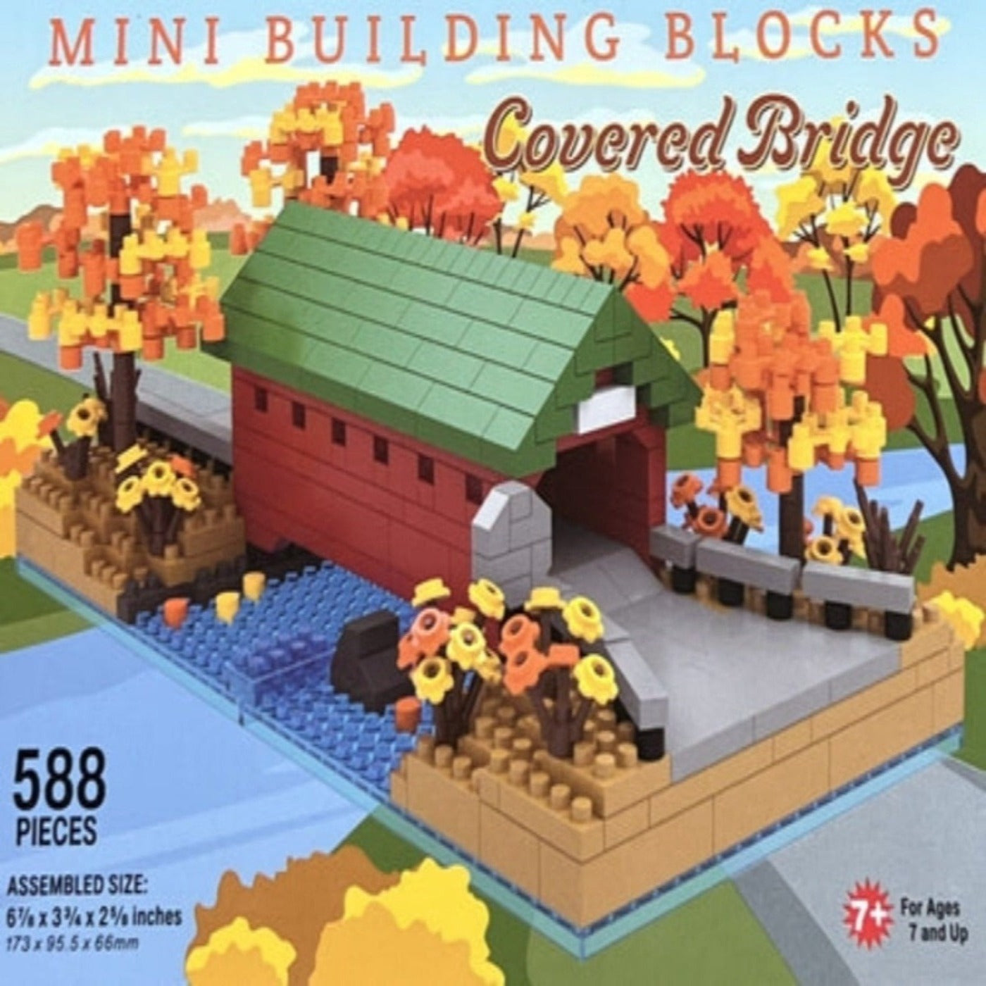 Covered Bridge Mini Building Blocks – Old Sturbridge Village Store