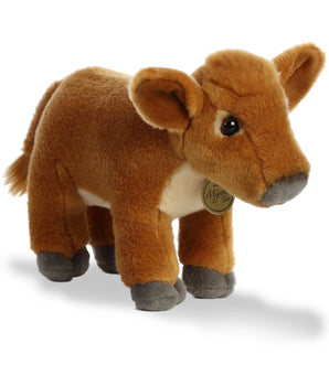 Calf Jersey Toy Stuffed Animal Brown