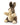Plush toy rabbit on a white background