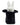 White rabbit peeking out from a black magician's hat on a white background