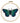 Blue and Green Butterfly Mini Cross Stitch Craft Kit