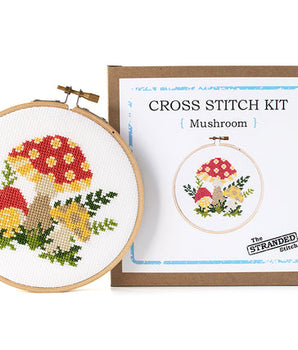 Mini Mushroom Cross Stitch Craft Kit